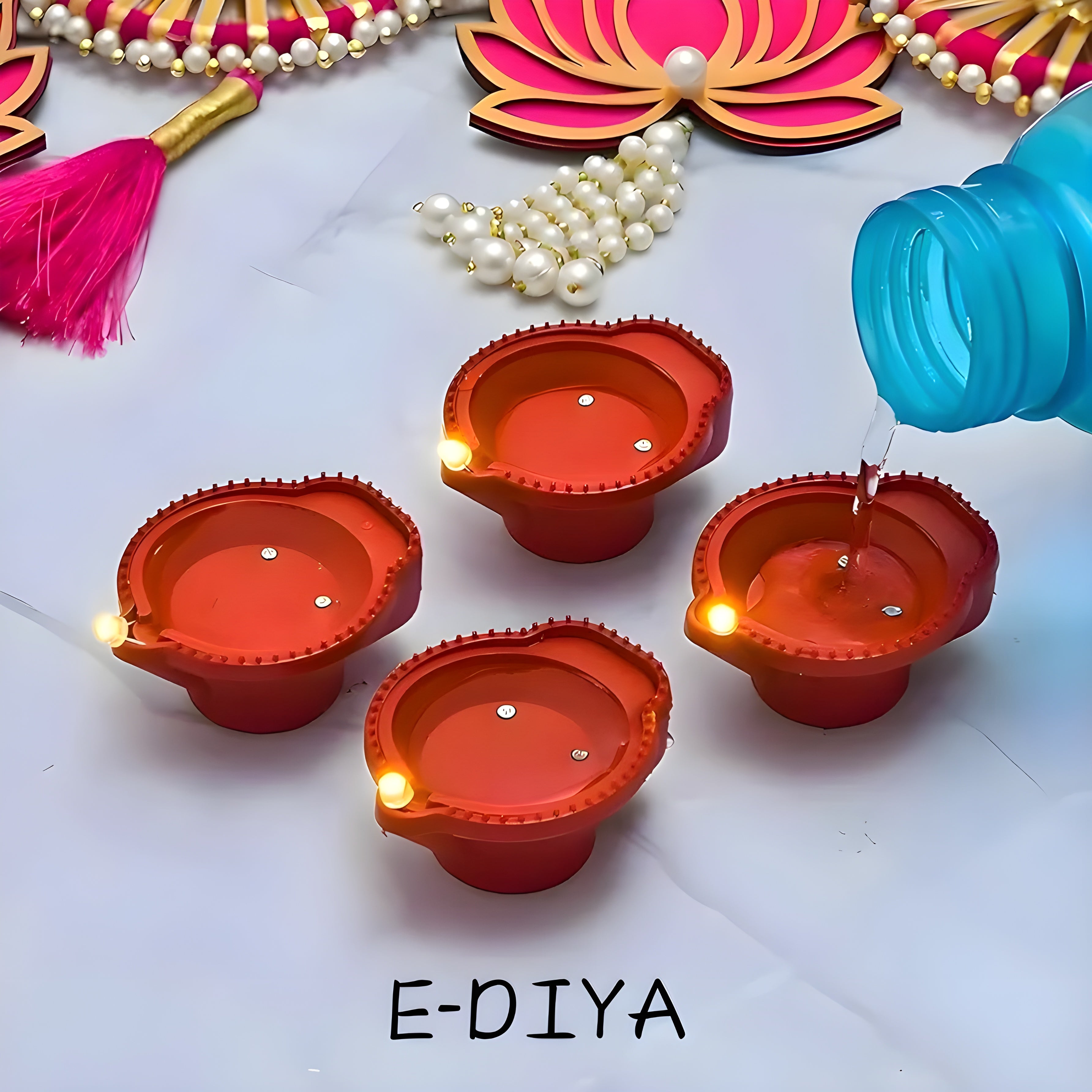 Water Sensor LED eDiya 🪔 (12 Pcs)