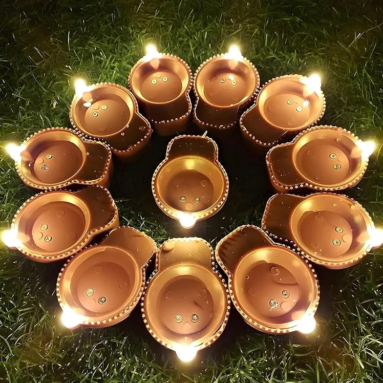 Water Sensor LED eDiya 🪔 (12 Pcs)