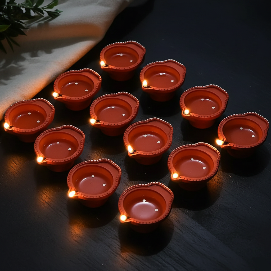 Water Sensor LED eDiya 🪔 (12 Pcs)