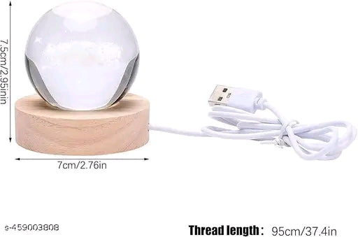 3D Moon Night Lamp | Crystal Ball Moon Globe 🌕
